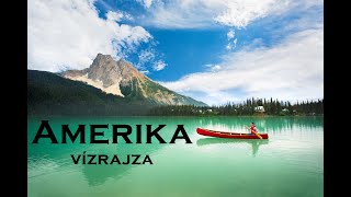 Amerika vízrajza Földrajz 7 osztály [upl. by Annirok]