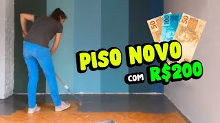 COMO PINTAR O PISO DE CERÂMICA SEM USAR EPÓXI [upl. by Nnaeirelav]