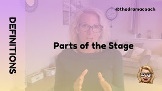 Parts of the Stage  Drama Definitions [upl. by Allak265]