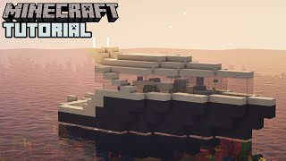 Minecraft Small Yacht Tutorial  quotEighty Proofquot 15 Scale [upl. by Penni216]