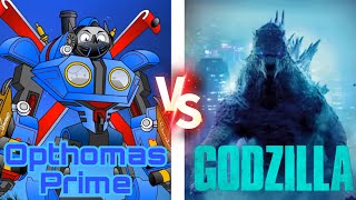 MV Godzilla vs Opthomas prime [upl. by Placeeda]