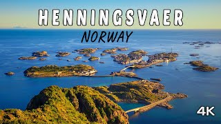 Henningsvaer Lofoten Islands Norway  4K Visual Escape [upl. by Naujak568]