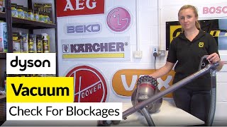 How to Check For Blockages on a Dyson Big Ball Cylinder Vacuum [upl. by Romney261]