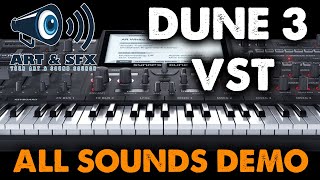 Synapse DUNE3 VST  All Factory Presets  SOUND DEMO  no talking [upl. by Ennagroeg]