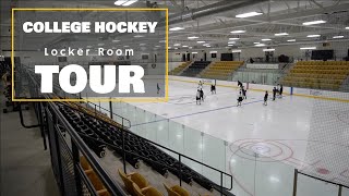 Inside the NICEST College Hockey Facility in the Nation  NCAA D3 Locker Room Tour [upl. by Nyl59]