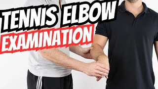 Special Tests for Lateral Epicondylitis or Tennis Elbow [upl. by Naujik]