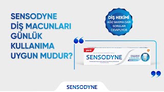 Diş Hekimi Yanıtlıyor Sensodyne Diş Macunları Günlük Kullanıma Uygun Mudur [upl. by Gievlos]