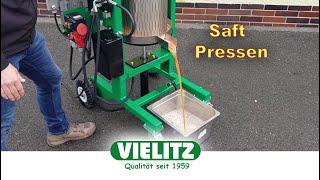 Saftpresse Obstpresse mit integrierter Obstmühle  Rätzmühle [upl. by Alla937]