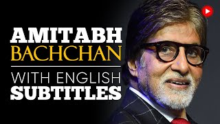 ENGLISH SPEECH  AMITABH BACHCHAN Power of Dreams English Subtitles [upl. by Muscolo]