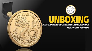 2025 Canada 120 oz Water Dragon Proof Gold Coin 9999 Fine [upl. by Aurora]