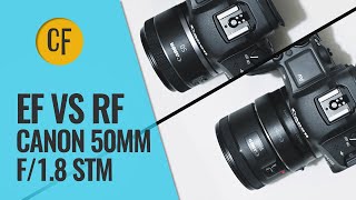 Canon RF vs EF  50mm f18 STM Lens Challenge [upl. by Ardnola]