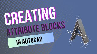 AutoCAD Attribute Blocks The Easy Way to Add Dynamic Text to Your Blocks [upl. by Elburt635]