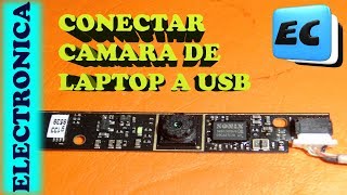 Como conectar una camara de laptop al puerto usb [upl. by Gill]