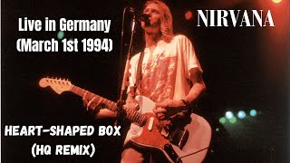 Nirvana  HeartShaped Box Live in Munich Germany March 1st 1994 HQ Remix Attempt [upl. by Jordanson]