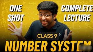 class 9 math chapter 1 NUMBER SYSTEM BY SHOBHIT NIRWAN [upl. by Adnat]