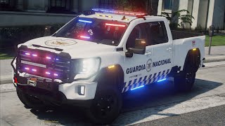 GTA 5 POLICIA  NUEVA CAMIONETA GUARDIA NACIONAL  TheAxelGamer [upl. by Stearne]