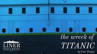 Titanic Wreck  Virtual Tour [upl. by Annavaig]