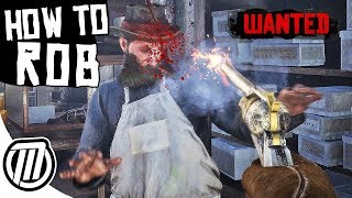 Red Dead Redemption 2 How to Rob Anything and NOT GET CAUGHT [upl. by Akinohs]