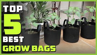 Top 5 Best Grow Bags for Indoor and Outdoor Garden Review in 2024 [upl. by Joashus]