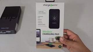 unboxing Charge worx Wireless charging pad review  unboxing can I recommend this [upl. by Innob]