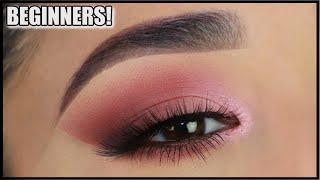 Quick amp Easy Pink Eyeshadows FOR BEGINNERS [upl. by Bondon]