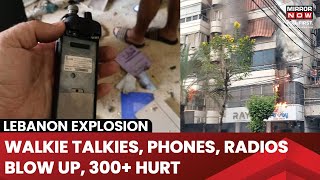 Lebanon Explosions Walkie Talkies Radios Blow Up After Hezbollah Pager Blast 100 Hurt Many Dead [upl. by Norat]