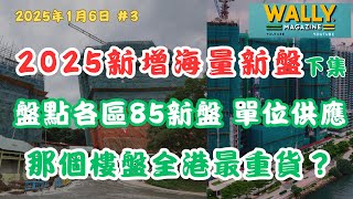 2025海量新盤（下集）！盤點各區85新盤 36萬單位 ｜詳盡每區、每個盤伙數！十年新盤銷售數字。港島大罕有大型新盤，觀塘3千單位即將推出！ [upl. by Norud]