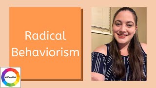 Radical Behaviorism 5th Edition Task List Section A3 [upl. by Ynahpets115]