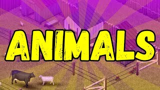 ANIMALS guide B42  PROJECT ZOMBOID [upl. by Eilac]