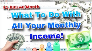 WHAT You Can DO With High Yield Income Every month From dividend Paying Investments [upl. by Lazar89]