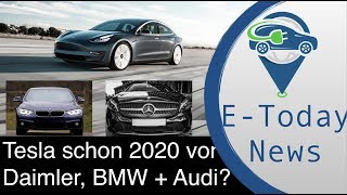 Tesla  Verkäufe ab 2020 vor Daimler Audi und BMW VW ID Crozz 1 Erlkönigbilder I Opel Stress [upl. by Aneleh]