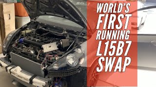 First Running L15B7 Swapped Honda Fit [upl. by Punke]