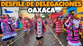 OAXACA Así fue Segundo DESFILE DE DELEGACIONES de Guelaguetza 2024 [upl. by Violante]