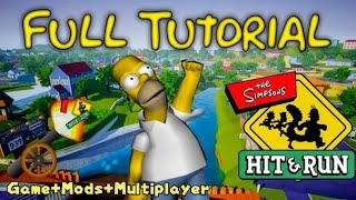 How To Install The Simpsons Hit And Run GameModsMultiplayer  Full Tutorial [upl. by Attirehs99]