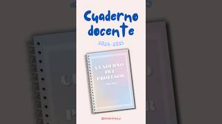 Nuevo CUADERNO profesor 2024 planifica tu año escolar materialescolar maestraprimaria shorts [upl. by Eicrad7]