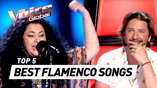 BEST FLAMENCO SONGS in The Voice [upl. by Thatch571]