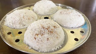 Puttu Recipe  Puttu in Idli Plate  How to make Puttu Filling  Kerala Puttu Recipe [upl. by Ioab553]