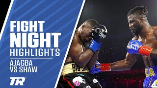 Efe Ajagba Lands 90 Jabs Get Decision Win Over Shaw  FIGHT HIGHLIGHTS [upl. by Cornish256]