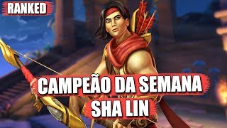 CAMPEÃO DA SEMANA  SHA LIN  PALADINS [upl. by Stoneman27]