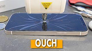 I Broke An iPhone 12 To See How Tough the Ceramic Shield Is [upl. by Auop417]