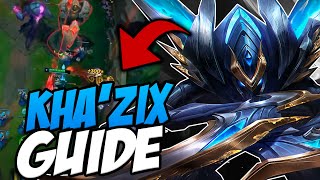 MAKE THE ENEMY TEAM FF KHAZIX GUIDE 1322 [upl. by Haerle]