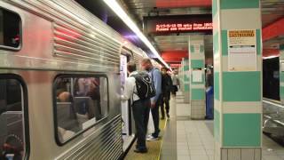 PATCO Speedline Lindenwold Bound Local Train  8th amp Market Station [upl. by Ettenyar]