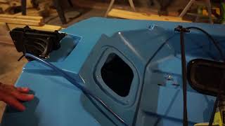 Bonafide SS107  Bixpy Rudder Install  Pt 1 [upl. by Yartnoed322]