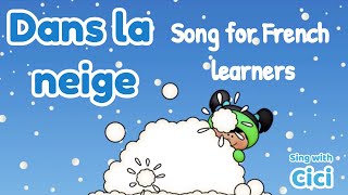 Dans la neige  Seeka Sings  Music for Kids  French Immersion [upl. by Adnwahsal]