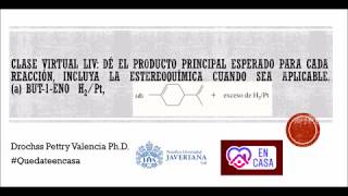 Hidrogenación del 1buteno y del Limoneno [upl. by Vogele173]