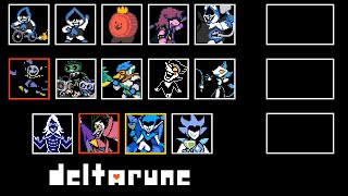 Deltarune Chapter 1amp2  All Boss Themes [upl. by Lilly]