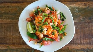 Pomelo Salad With Prawns [upl. by Kinelski]