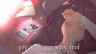 Nightcore  Sleep Thru Ur Alarms Lyrics [upl. by Matejka950]