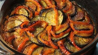 Ovenbaked Ratatouille Video Recipe [upl. by Noyr]