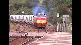 D1015 6G10 Goonbarrow to Fowey Docks Lostwithiel 300802 [upl. by Alena]